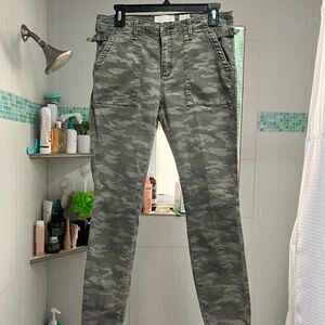 Anthropologie HEI Camouflage Straight Leg Pants